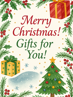 🎁 Merry Christmas! Gifts For You!