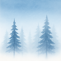 watercolor trees