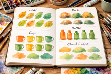 Great paint swatching ideas