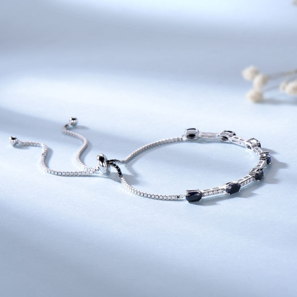 Thumbnail: 925 Silver  Rings Bracelet Rings Earrings Set