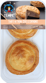 Tourte au Faisan, Cèpes & Châtaignes