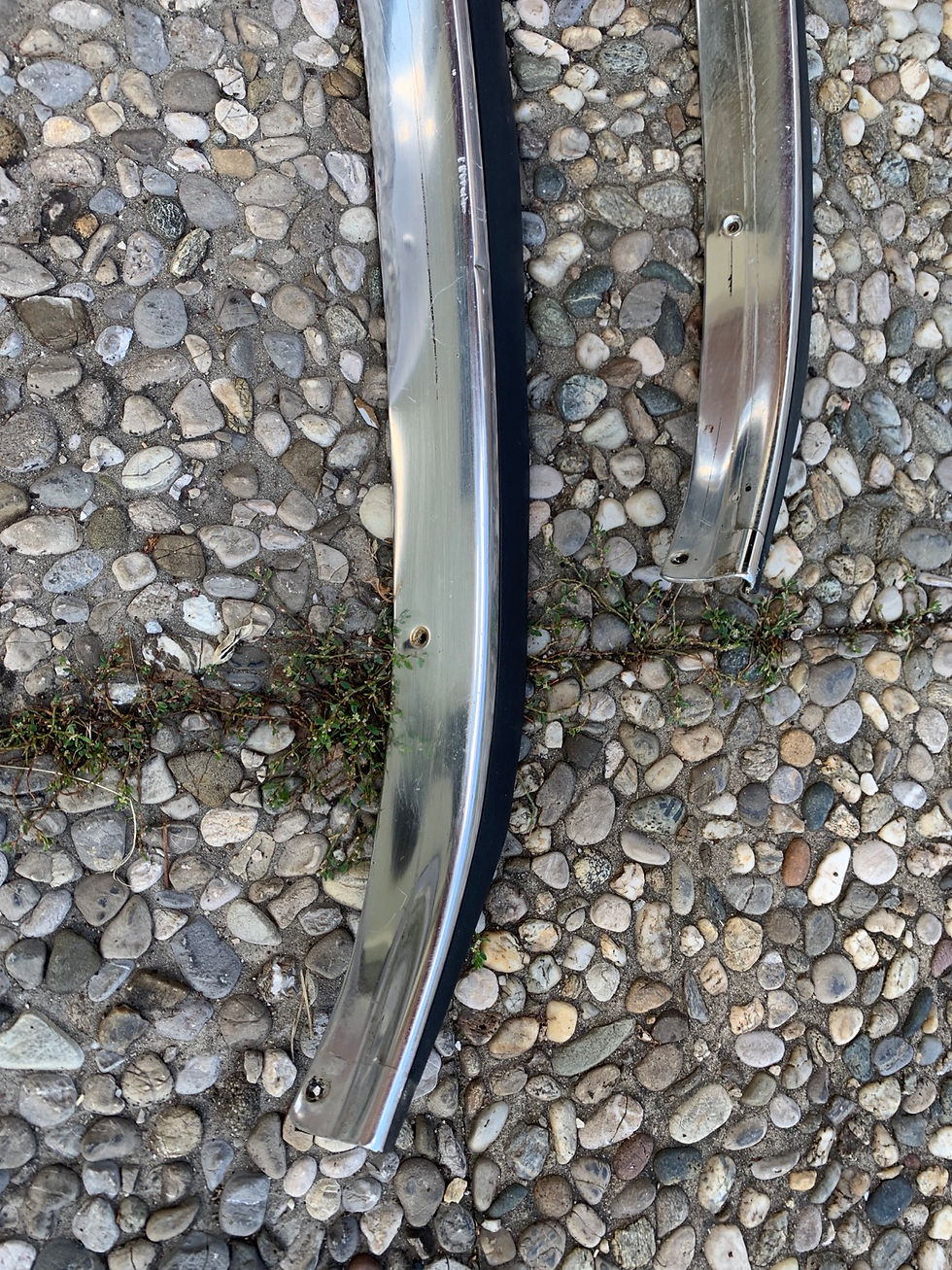 Miniaturbild: BMW E21 Zierleiste Seitenleiste Chromleiste Seitenscheiben hinten