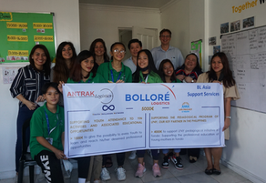 YIN PHILIPPINES - Don de Bolloré Logistics à YIN et LP4Y