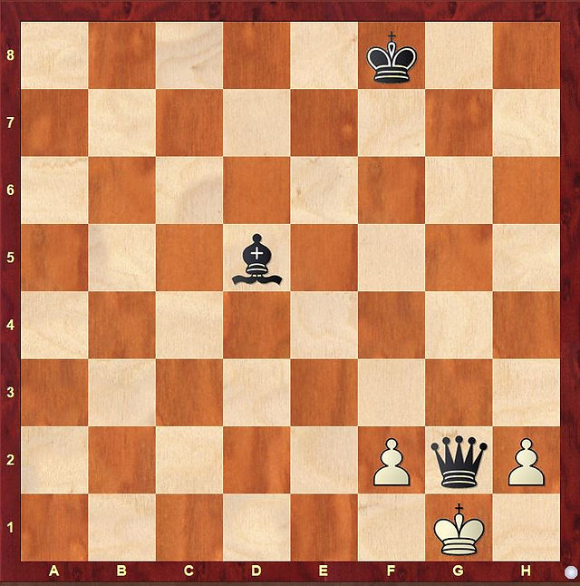 Queen battery checkmate