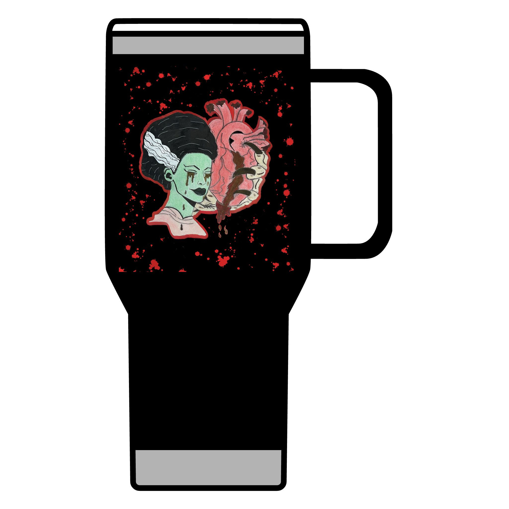 Frankenstein Creature's Bride Travel Mug, 20oz