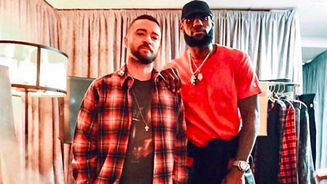 Lebron James hangs out with Justin Timberlake at his Cleveland Show