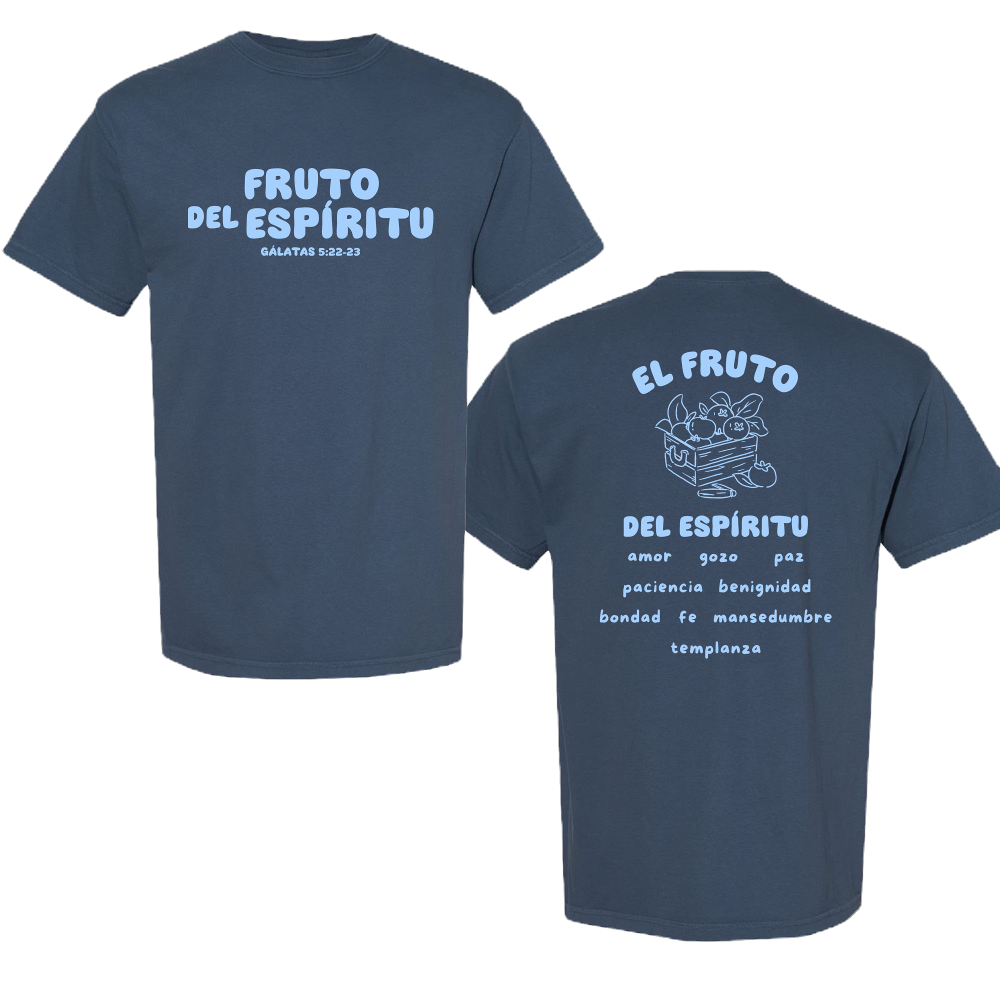 Fruto Del Espíritu Tee | Midnight | Comfort Colors
