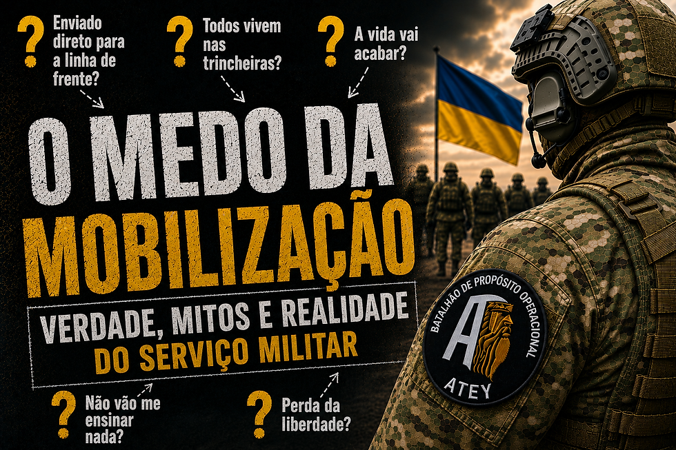O Medo da Mobilização na Ucrânia - Verdade, Mitos e Realidade