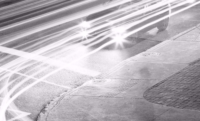 Straße mit Auto