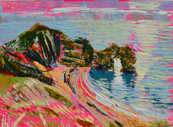 Durdle Door mini paper pink.jpeg