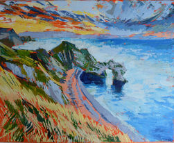 Durdle Door, orange
