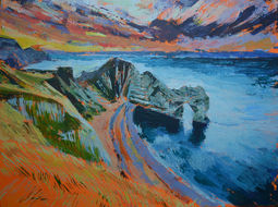 Durdle Door, Teal