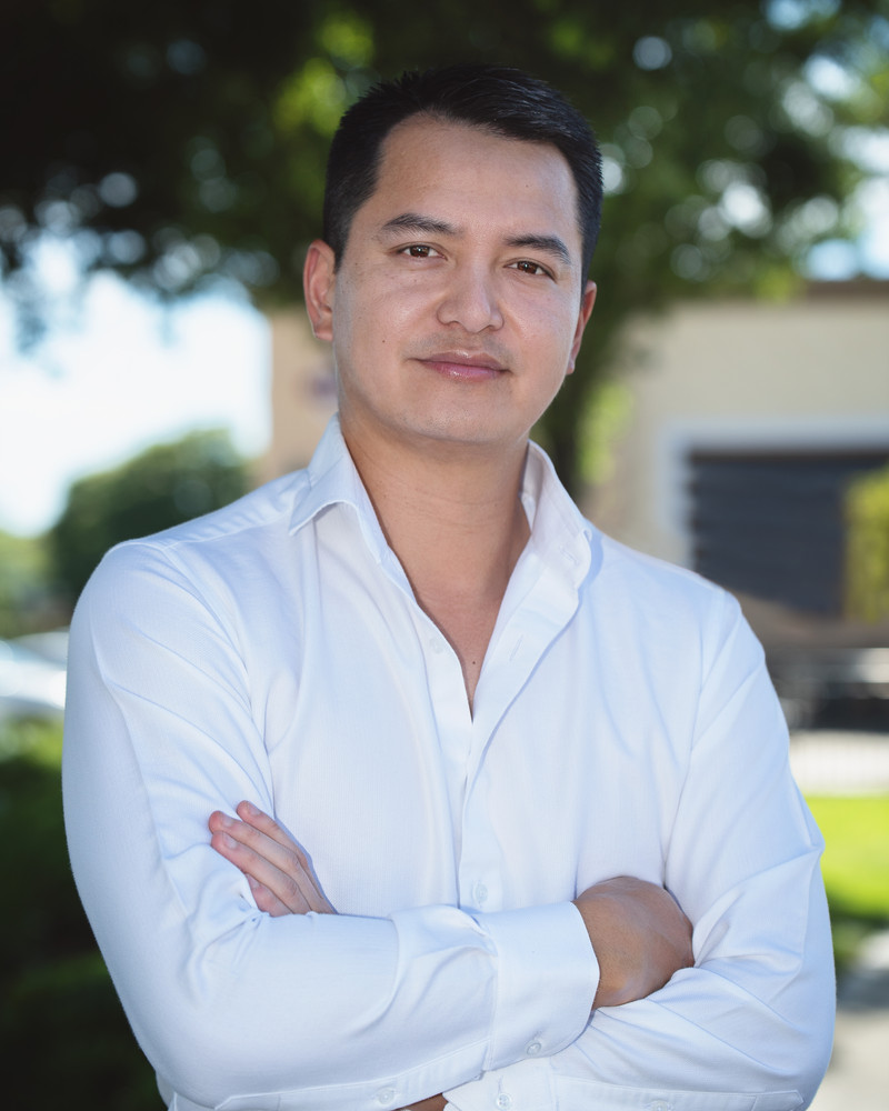 Hoang, founder and owner of Raw Sushi Bistro in Stockton
