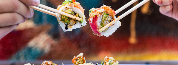 Fresh, sustainably sourced sushi rolls at Raw Sushi Bistro