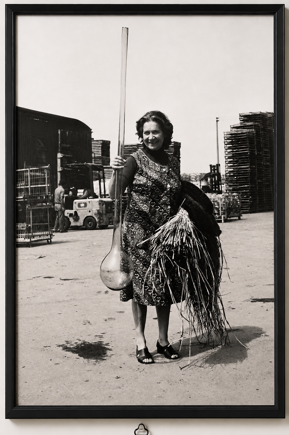 Sara was amongst the last living flask weavers - she died almost 100 just a couple of years ago