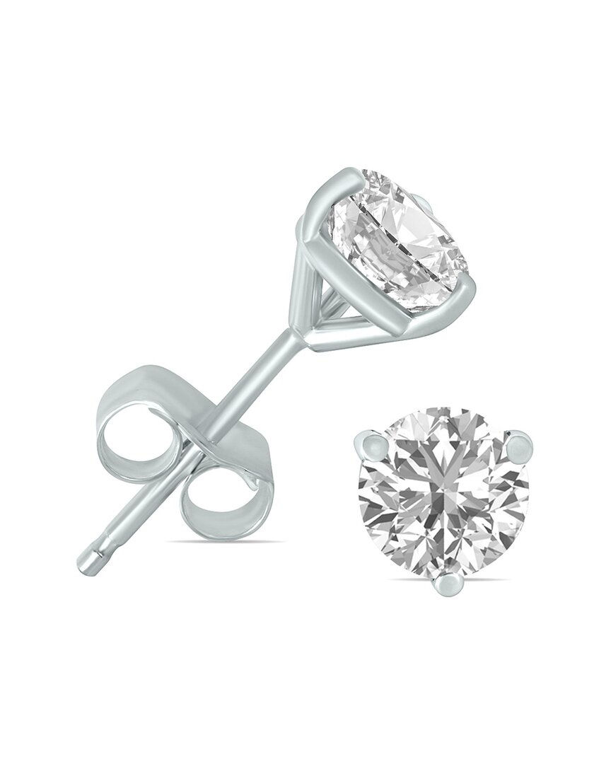 3/4 Carat Tw Lab Grown Diamond Martini Set Round Earrings