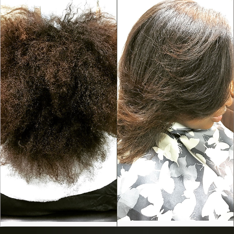 Before and After Blowout