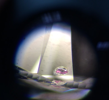 Magnified Diamond Inclusion