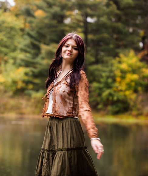 Highschool Girl Senior Photo