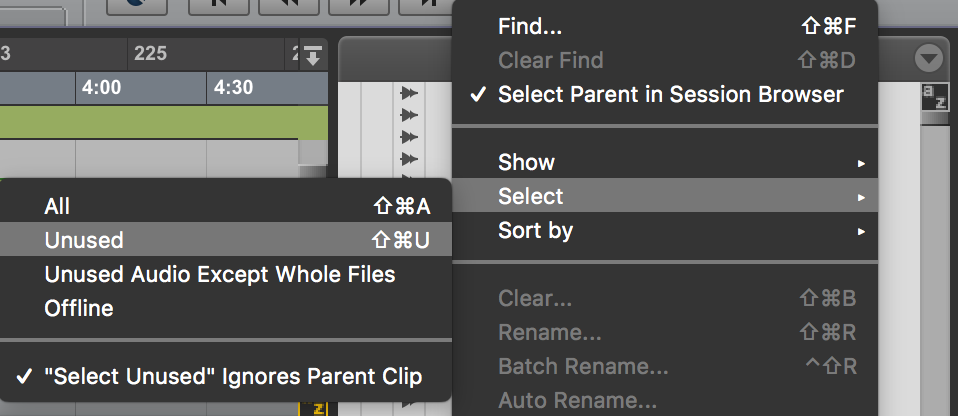 Clean up your ProTools session - The Basics