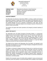 JOB POSTING - MAINTENANCE ASSISTANT