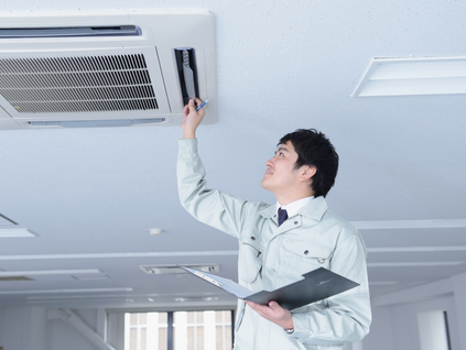 Boy breathing fresh indoor air after duct cleaning in Palm Springs