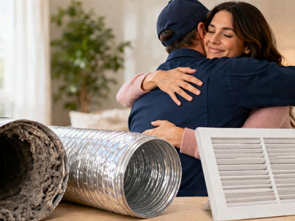 clean air ducts after air duct cleaning service