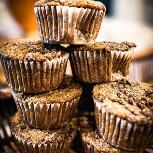Maple Zucchini Muffins with Einkorn and Sourdough Discard