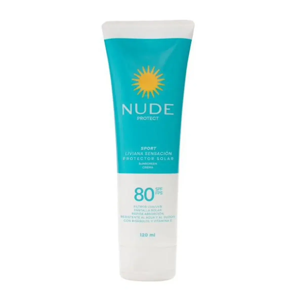 Bloqueador Solar Nude FPS 80 Tubo x 120 ml