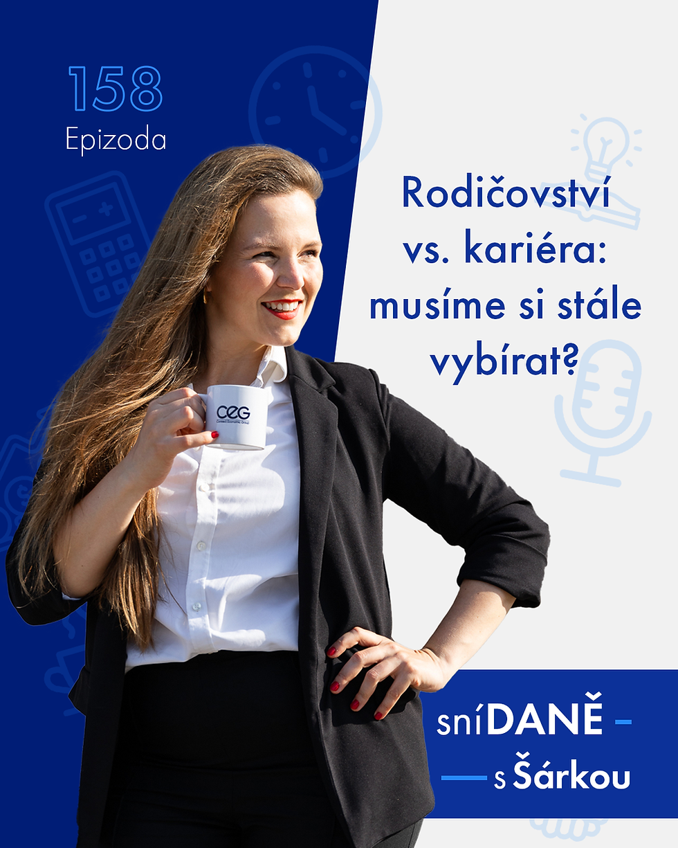 Rodičovství vs. kariéra: musíme si stále vybírat? | Podcast SníDANĚ s Šárkou