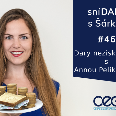Podcast SníDANĚ s Šárkou: Dary neziskovkám s Annou Pelikánovou