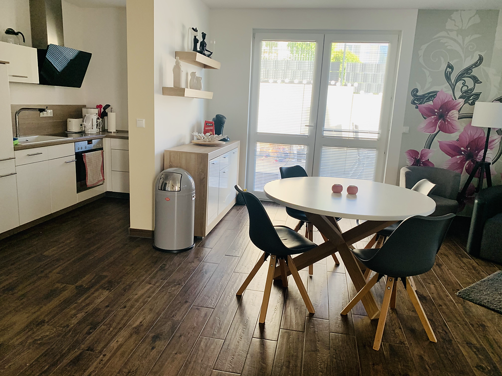 Wohnzimmer Ferienwohnung Zinnowitz