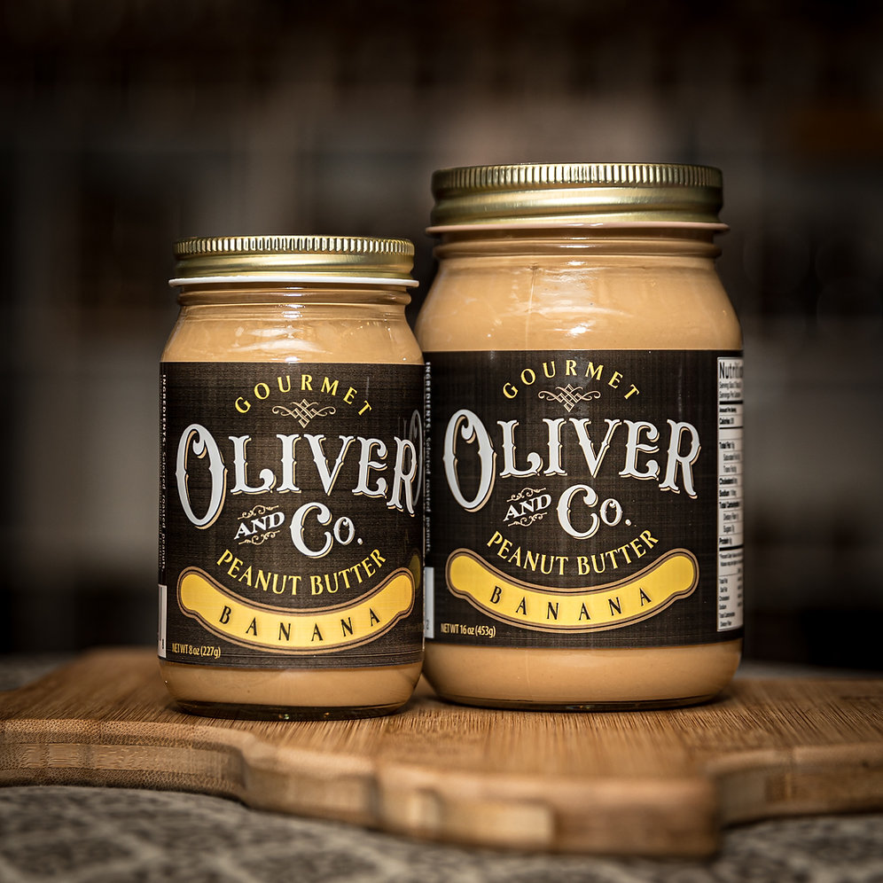 Gourmet Oliver and Co. Peanut Butter 16 oz Market on Main