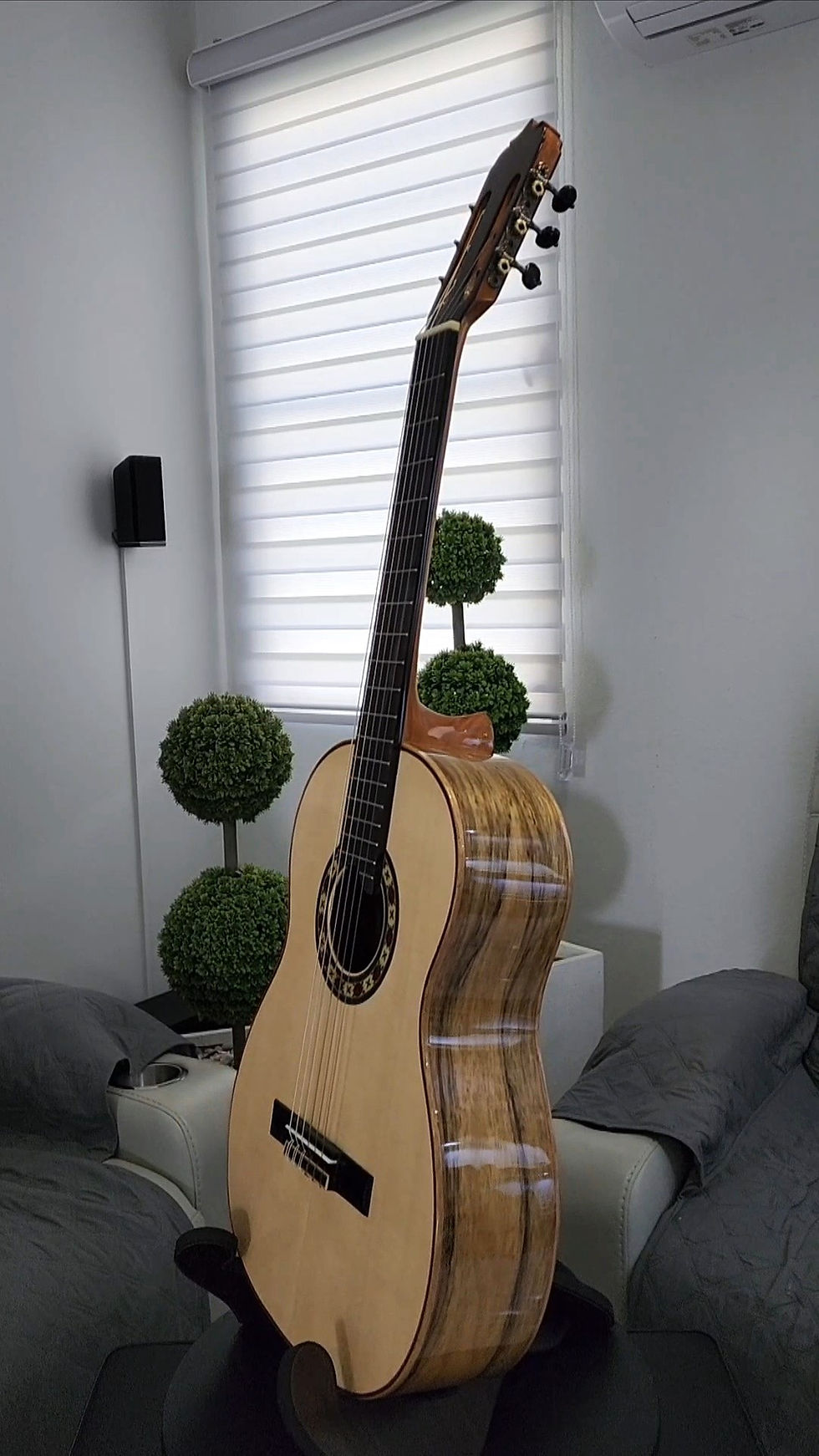 Thumbnail: Guitarra en Black Limba y tapa en Abeto