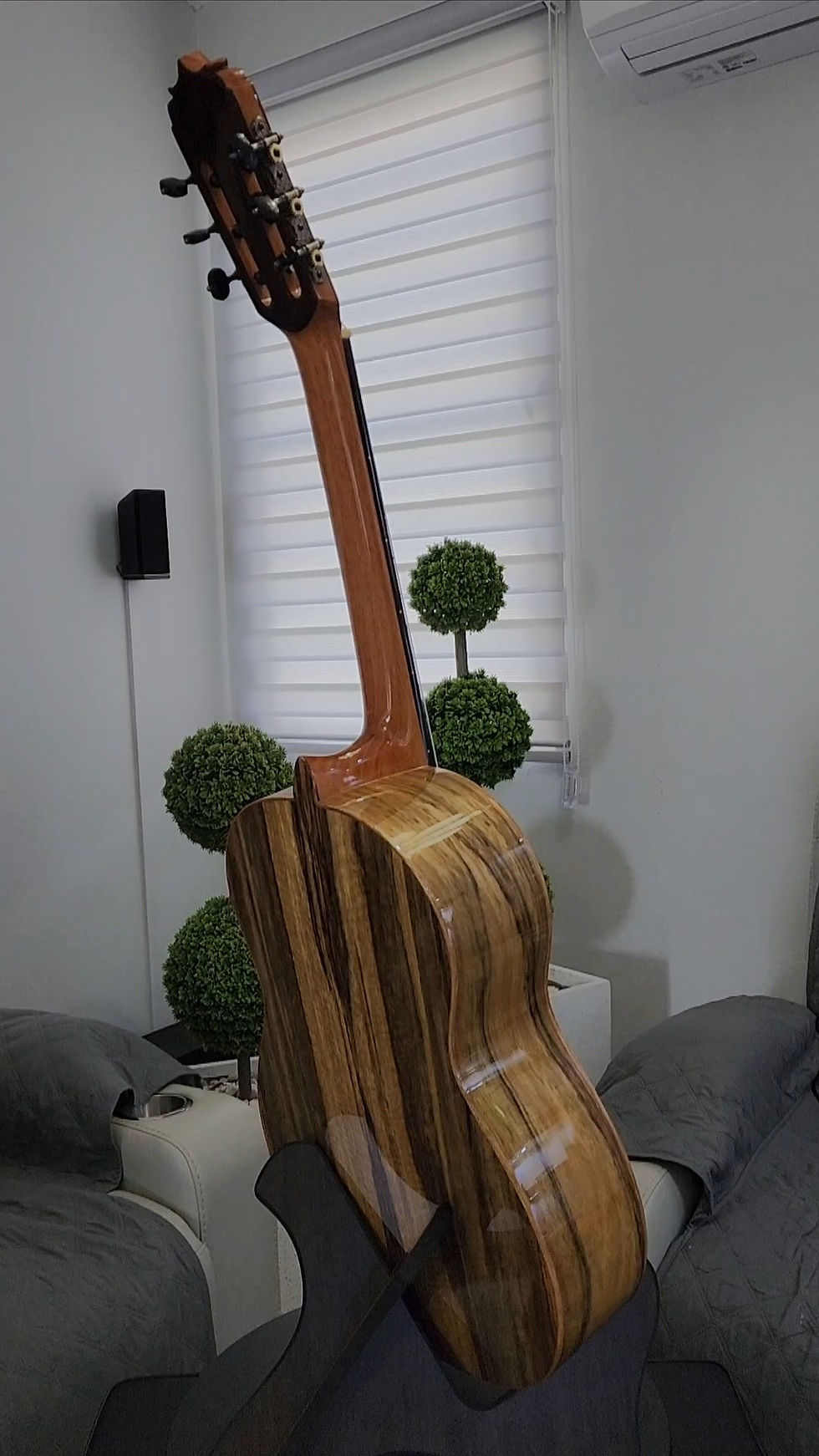 Thumbnail: Guitarra en Black Limba y tapa en Abeto