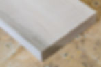 Close up of a piece of maple wood.