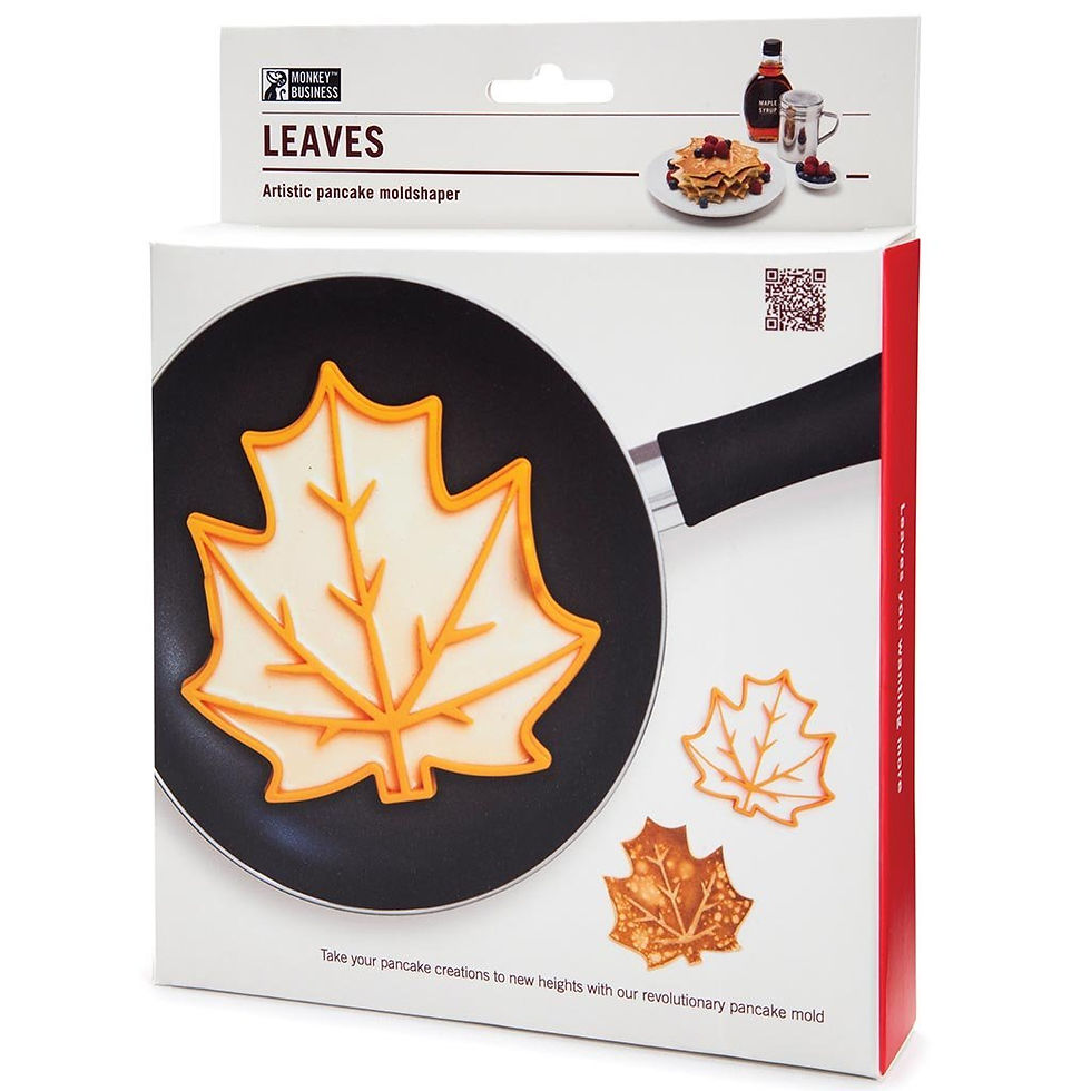 Thumbnail: Monkey Business Leaves Silicone Maple Leaf Pancake Pancake Mould