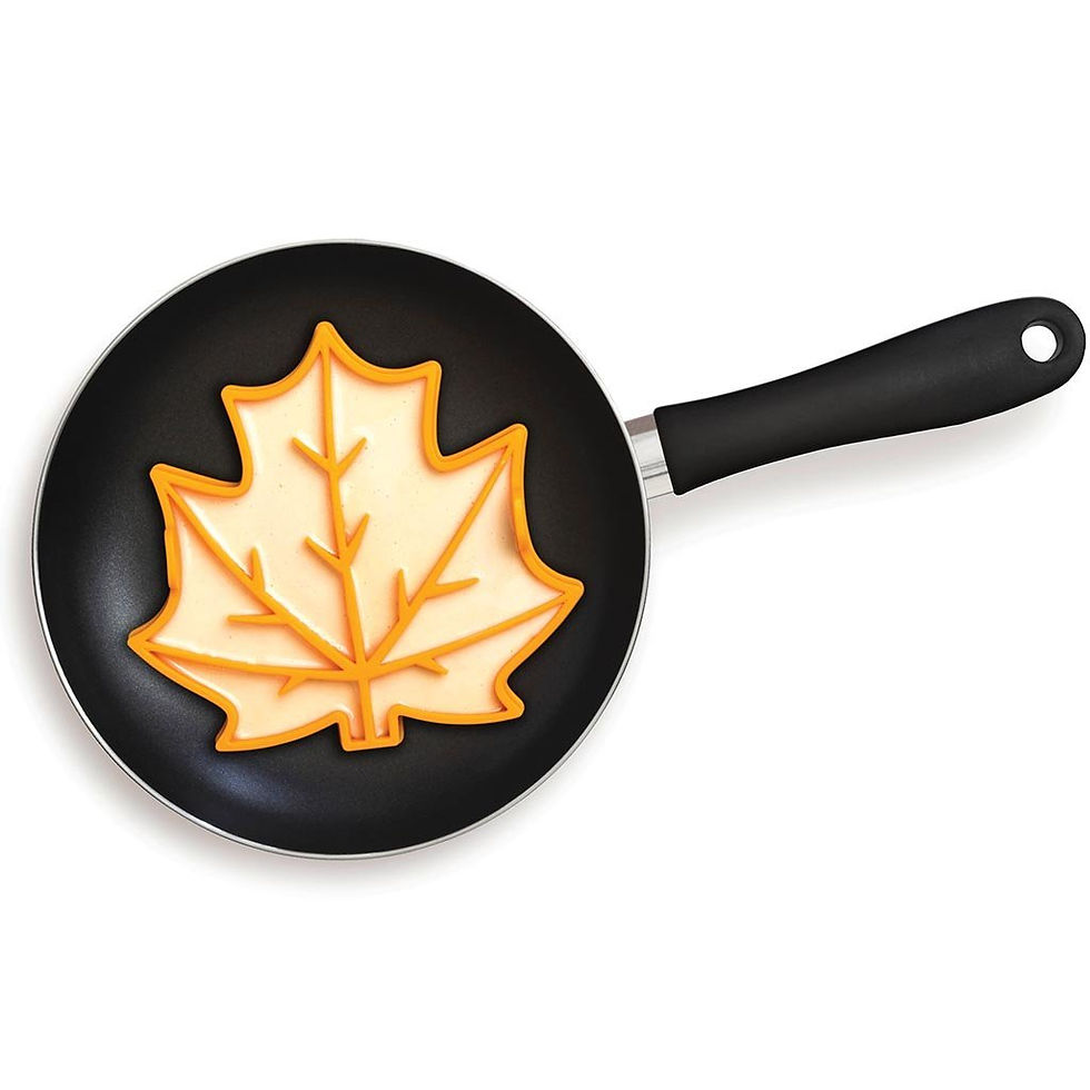 Thumbnail: Monkey Business Leaves Silicone Maple Leaf Pancake Pancake Mould