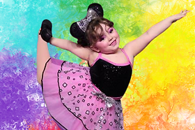 Preschool Age Dancer doing dance