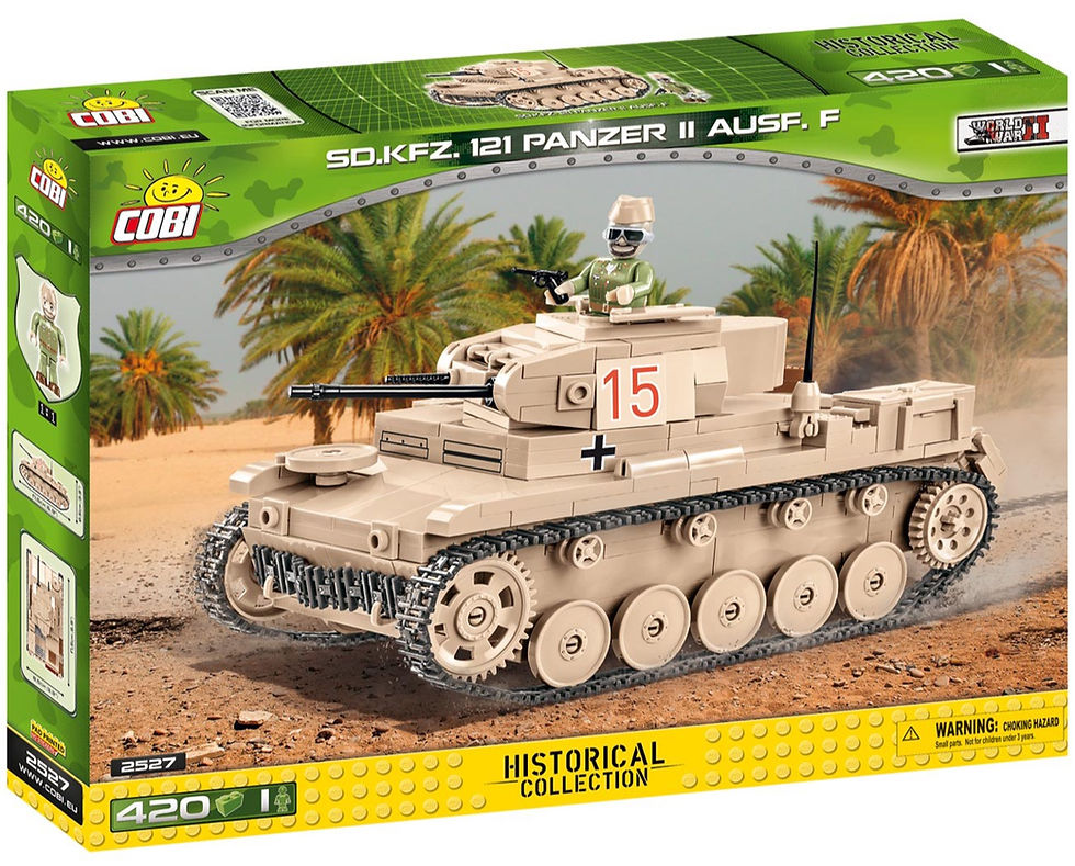 Miniatura: Cobi 2527 Sd.Kfz.121 Panzer II Ausf. F