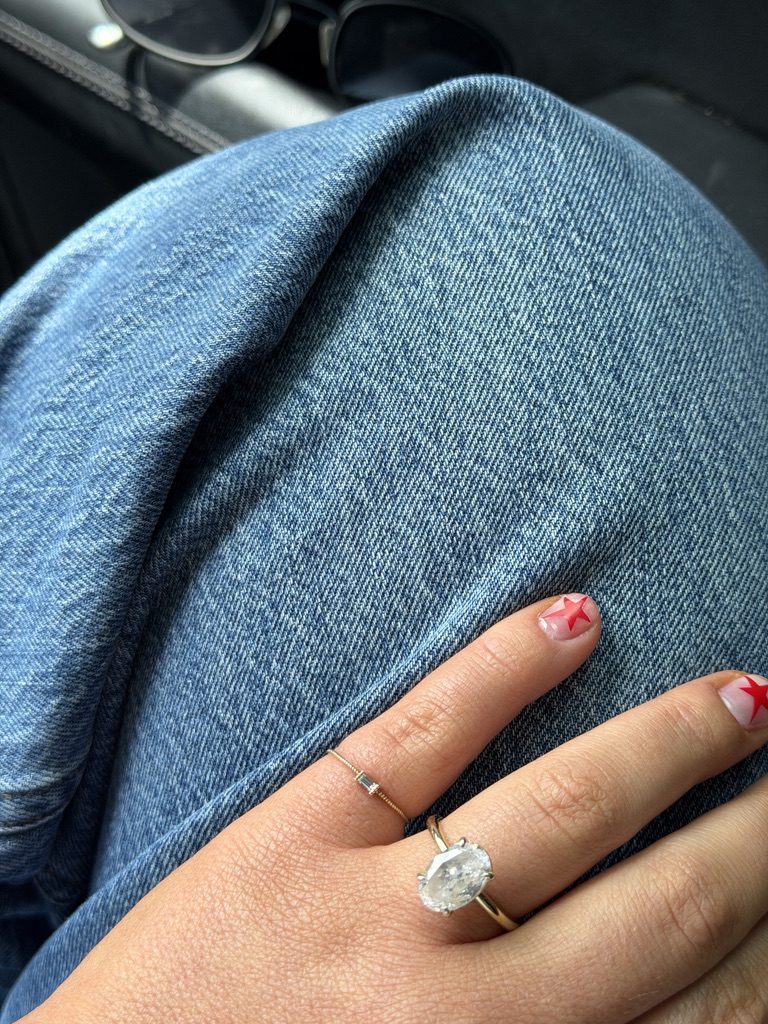 A cherished ring to honor our baby in heaven.