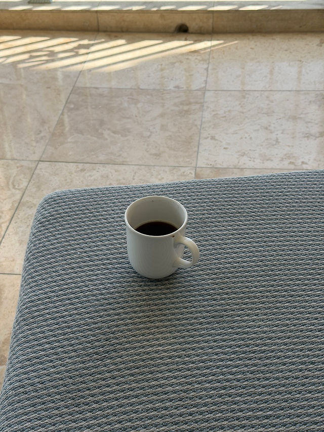 Morning tea by the sea - probably my favorite moments of the month. 