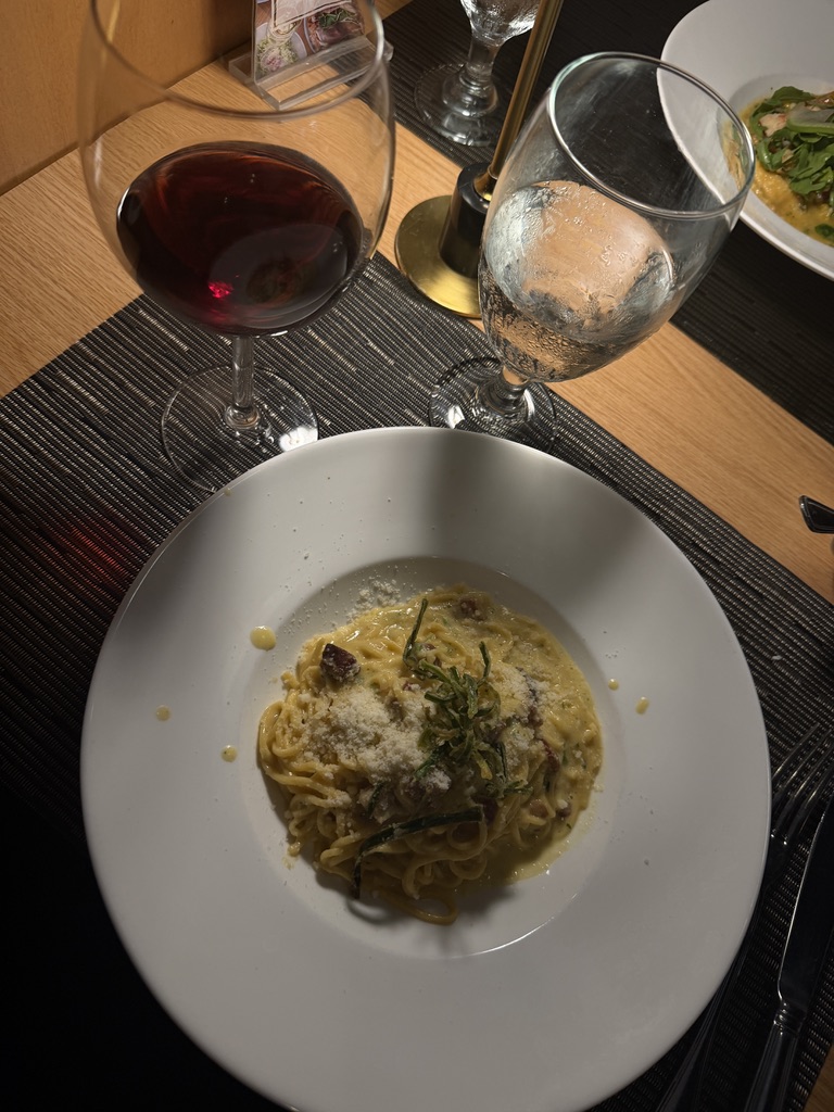 This pasta was delicious.