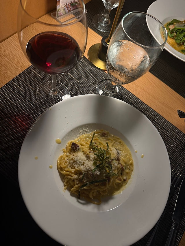 This pasta was delicious. 