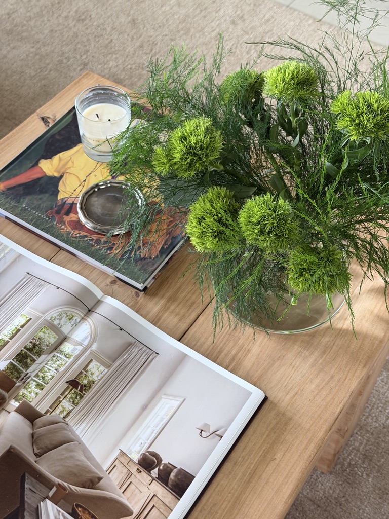 I am loving wild flower arrangements right now!