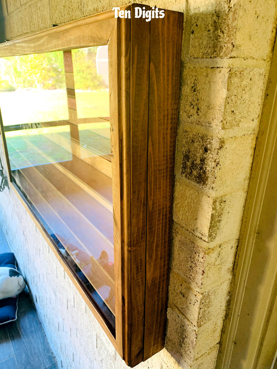 Thumbnail: XL US Flag Shadow Box (or Shot Glass) Display Case w/ Hinged Doo