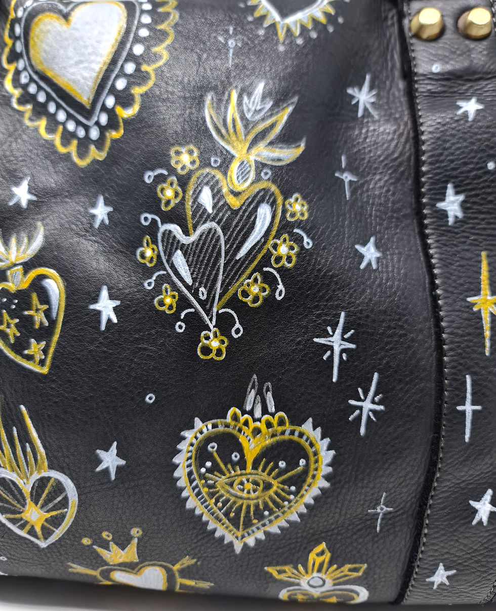 Miniatura: Limited Edition - Borsa in pelle - Nero ♥