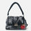 Miniatura: Limited Edition - Borsa Vogue wool dipinta - Nero