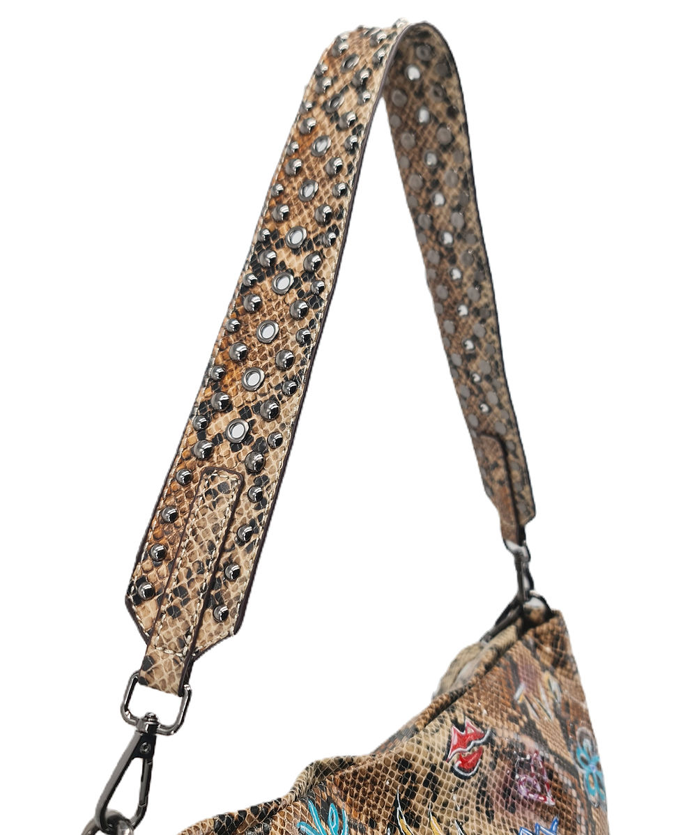 Miniatura: Limited Edition - Borsa Dipinta - Pitone Roccia ♥