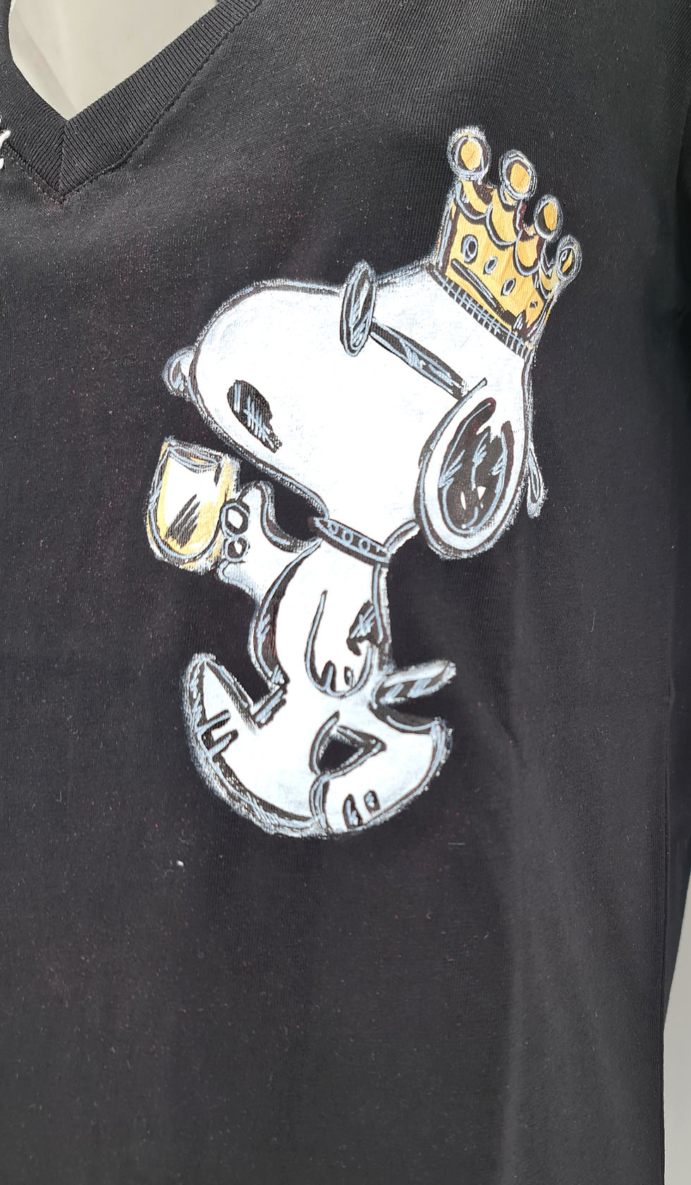 Miniatura: Limited Edition - T-shirt Dipinta - Nera ♥